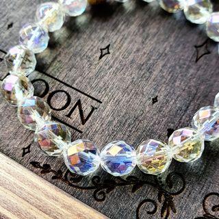 Angel Aura Quartz Gemstone Bracelet