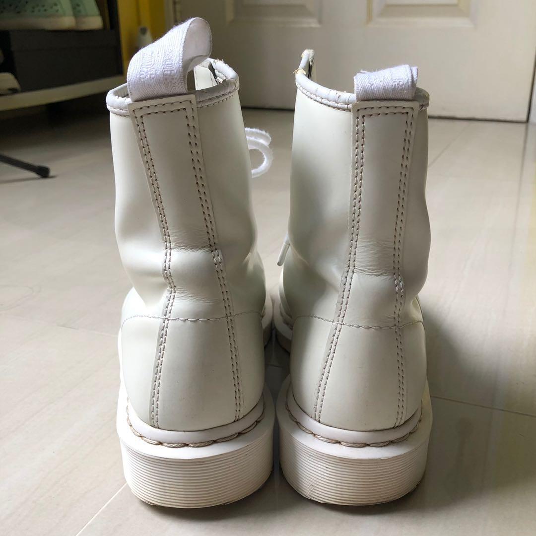 White 1460 clearance mono boots