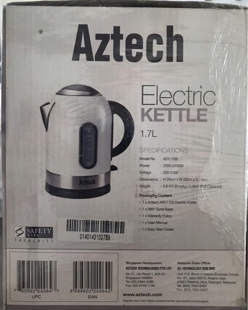 Aztech Electric Kettle, TV & Home Appliances, Kitchen Appliances, Ovens ...