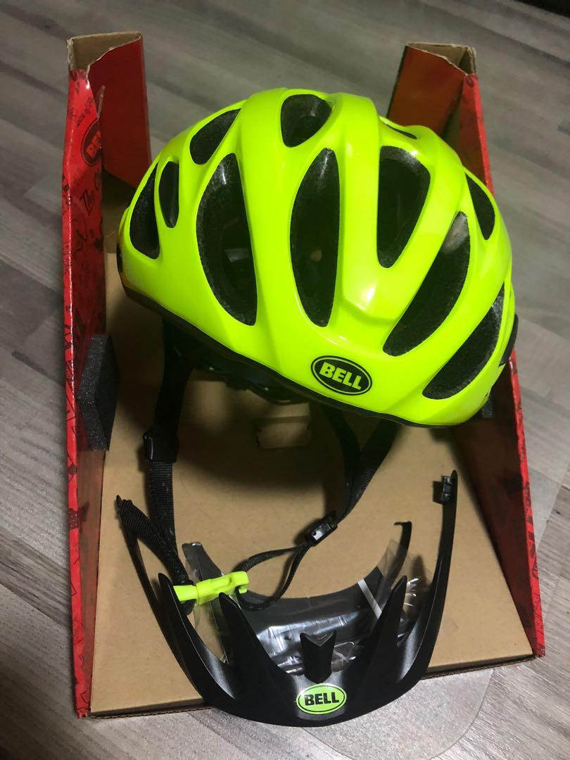 Bell traverse helmet XL size Yellow