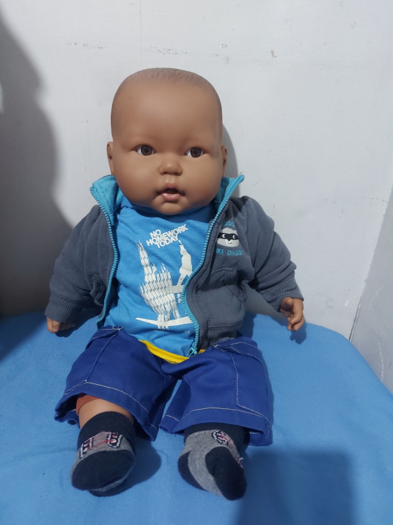 Berenguer black baby doll best sale