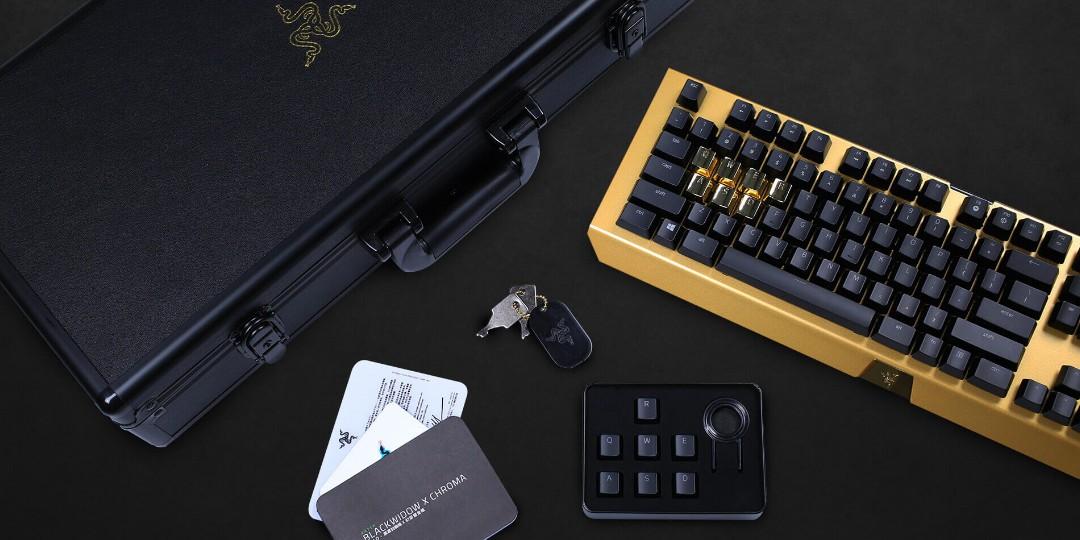 中国限定販売　Razer Blackwidow X Chroma Gold Razer BlackWidow X Tenkeyless CFHD Limited Edition 87 Keys