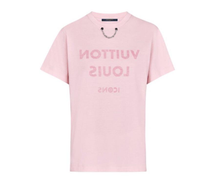 Premium Vector  Louis vuitton logo tshirt mockup in pink colors