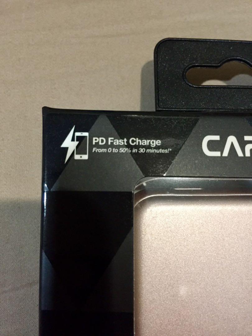 CAPDASE Powerbank 10k mah HYPER10 Compact (Pink) (Category: Batteries & Power Banks) located in Manila. Submitted by shop.louu (Listing ID 1055853221, Image 3). Description: - Brand new & sealed, Metallic Pink color, will ship it bubble wrapped - 10,000 mah capacity, Charging wire included - Slim & compact metal housing, Qualcomm quick charge 3.0 - Prevents overcharge, overheat, short circuit. See photos for full features - Payment thru bank tran