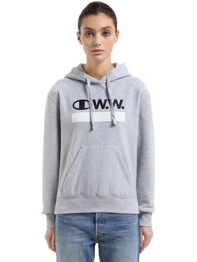 Wood wood champion hoodie clearance