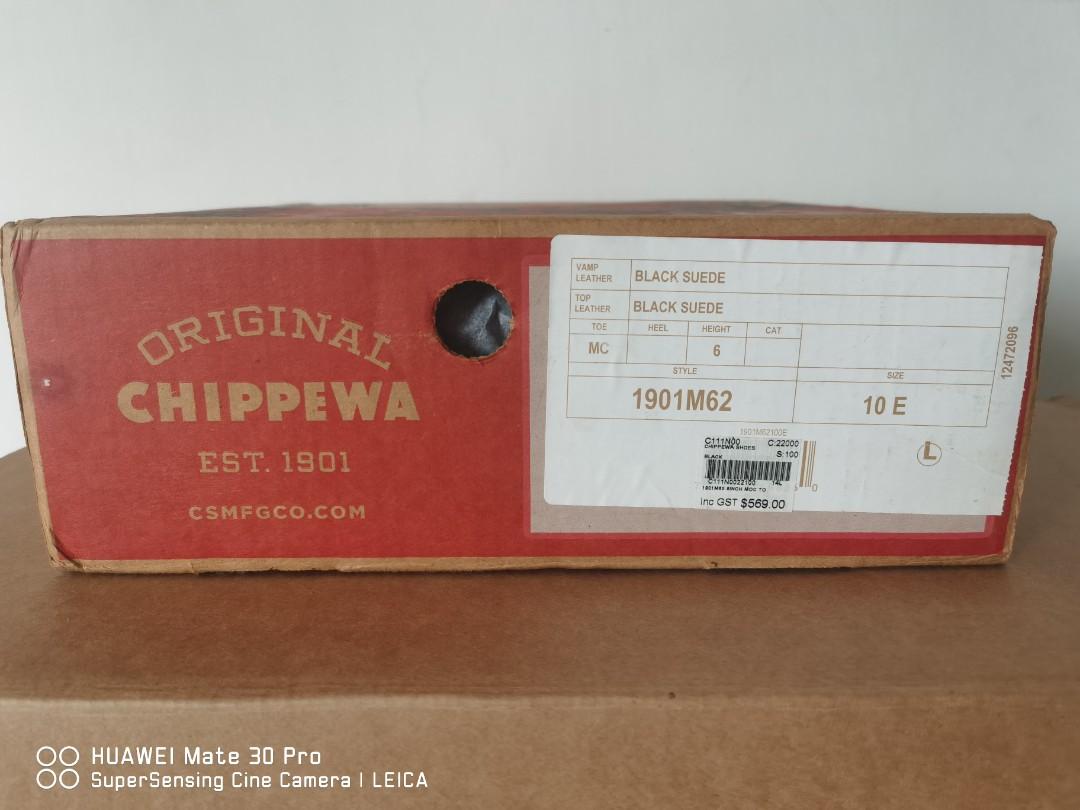 Chippewa 6in Logger Boots (Category: Boots) located in Cabuyao City. Submitted by rorix28 (Listing ID 1055916092, Image 1). Description: Bnew US10E Black Suede Item in SG Interested? Let's talk....