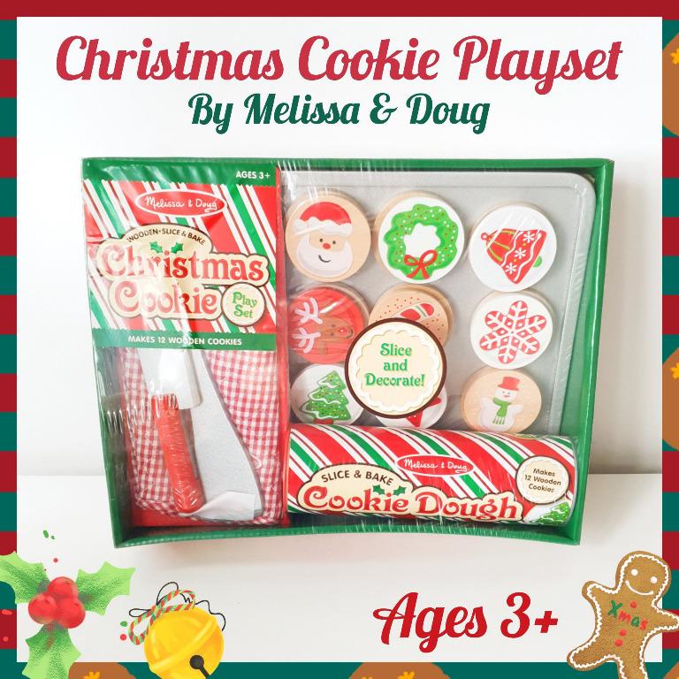 melissa and doug christmas cookie set