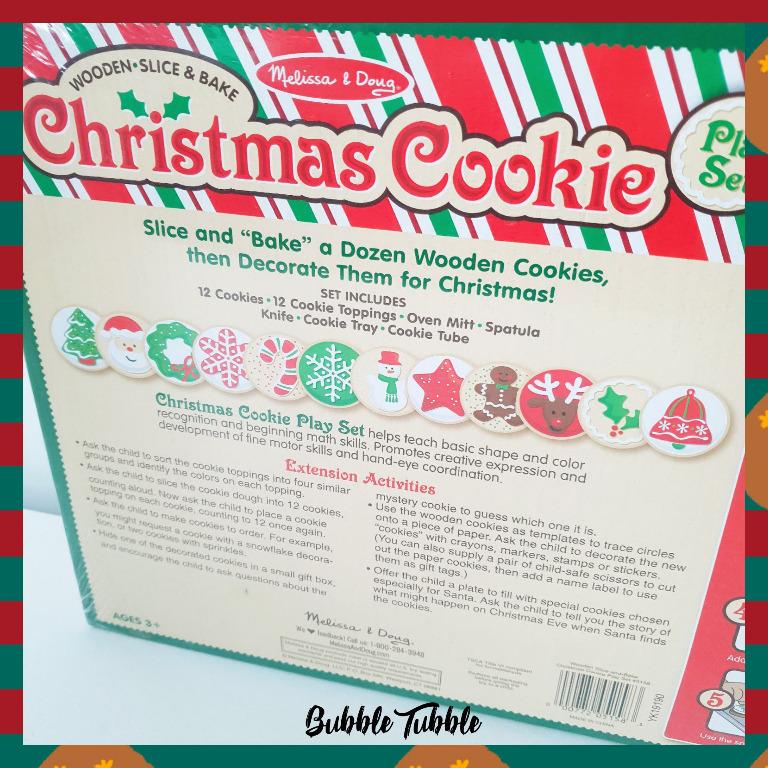 Christmas Cookie Play Set By Melissa Doug Christmas Xmas Kids Toys Hobbies Toys Toys Games On Carousell