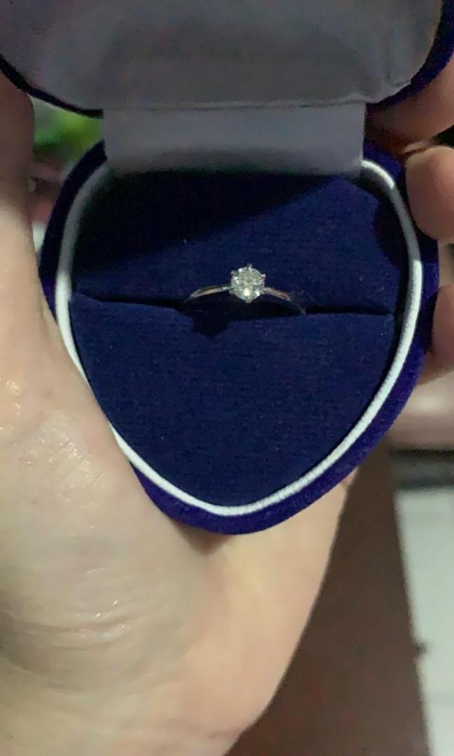 Cincin Berlian Asli Bersertifikat Barang Mewah Aksesoris Di Carousell