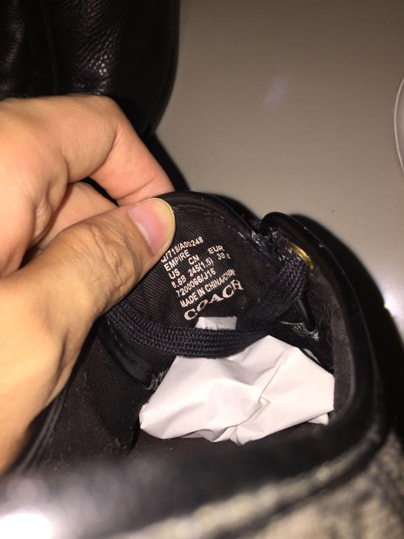 Coach shoes made in china clearance