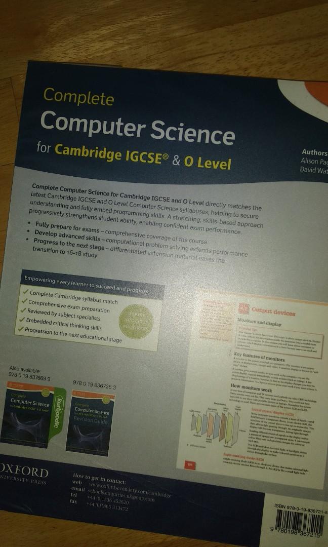 Complete computer science for cambridge IGCSE & O Level, Hobbies & Toys ...