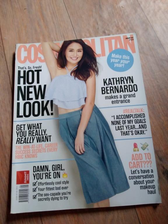 COSMOPOLITAN covered by Kathryn Bernardo (Category: Magazines) located in Quezon City. Submitted by malachies_18 (Listing ID 1055713669, Image 1). Description: COSMOPOLITAN magazine Back to back picture .