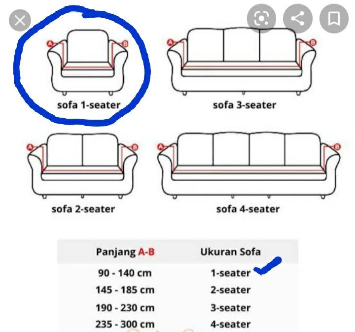 Ukuran sofa 4 seater hot sale