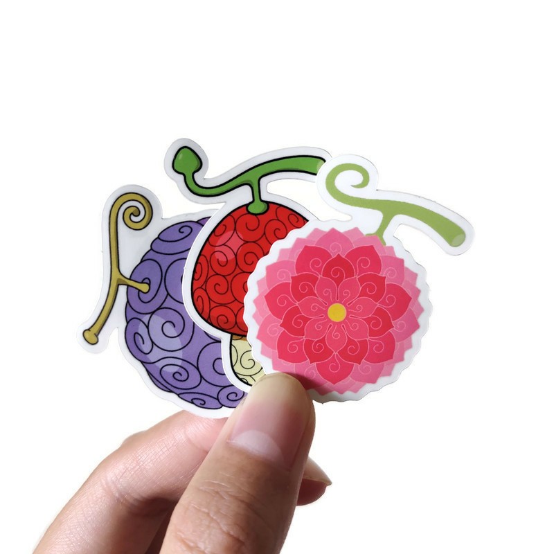 one piece hana hana no mi, flower flower fruit Sticker for Sale