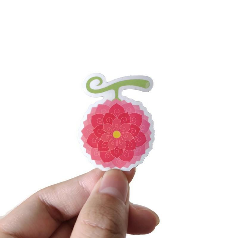 one piece hana hana no mi, flower flower fruit Sticker for Sale by daegan0