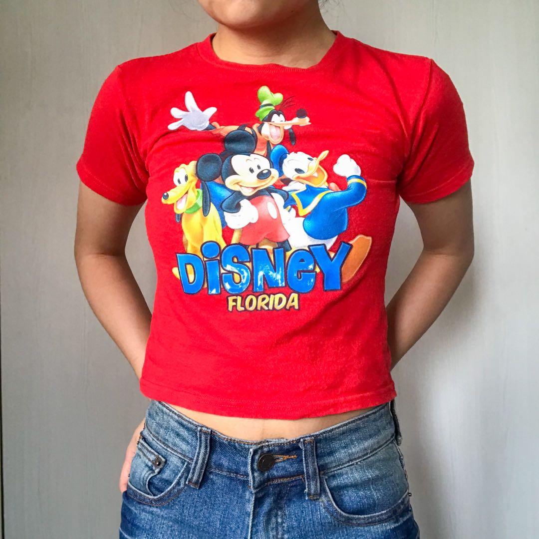 Disney baby tee, Women's Fashion, Tops, Others Tops on Carousell
