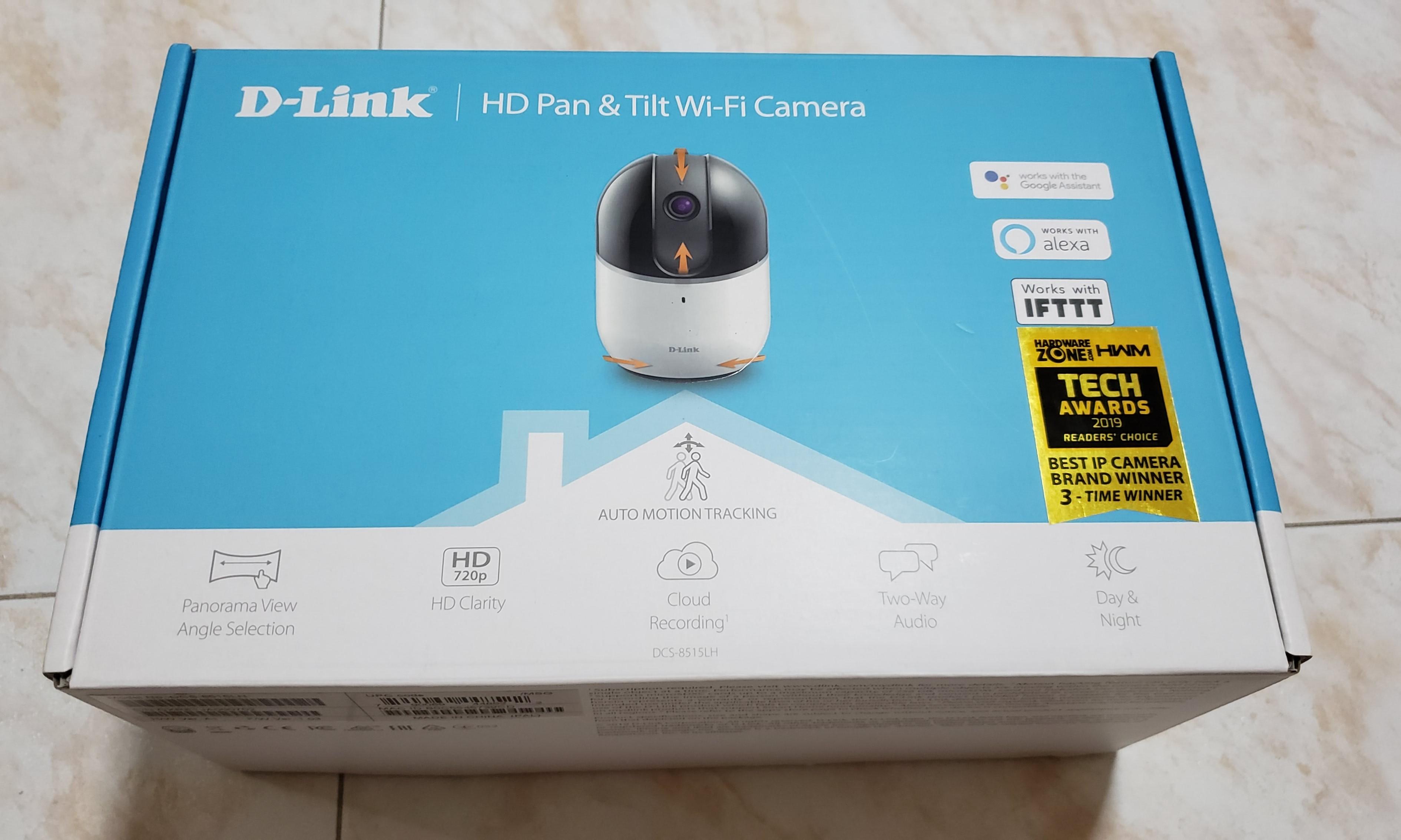 D Link Hd Pan Tilt Wi Fi Camera Dcs 8515lh Furniture Home Living Security Locks Security Systems Cctv Cameras On Carousell