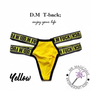 Men’s underwear 新品DM字母織帶低腰性感男士丁字內褲 T-back64240258612995110