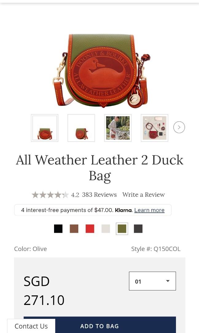 Dooney & Bourke All Weather Leather 2 Duck Bag