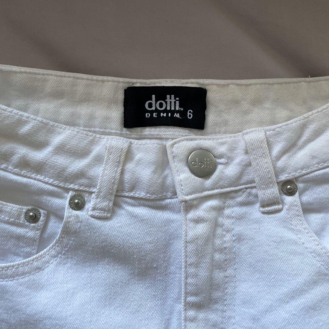 Dotti white denim skirt AU6