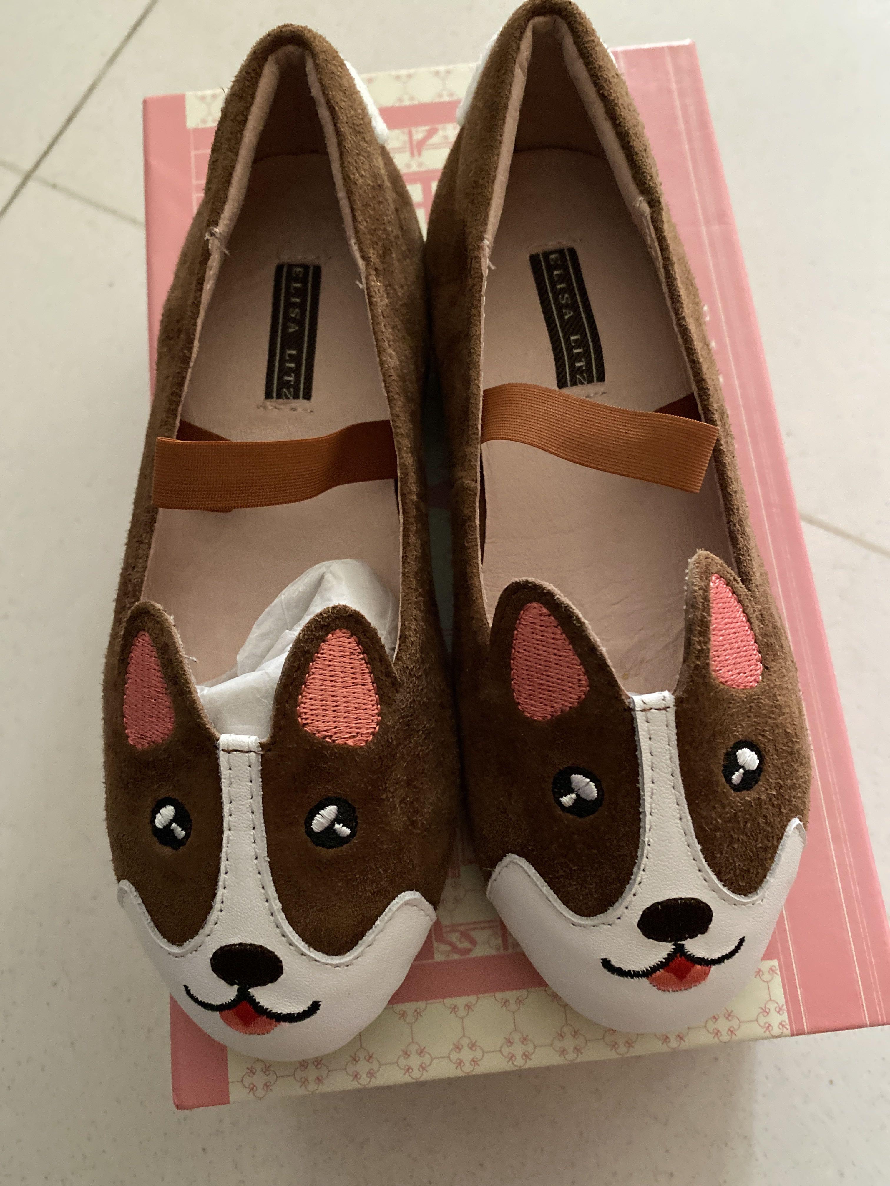 Girl on sale dog shoes