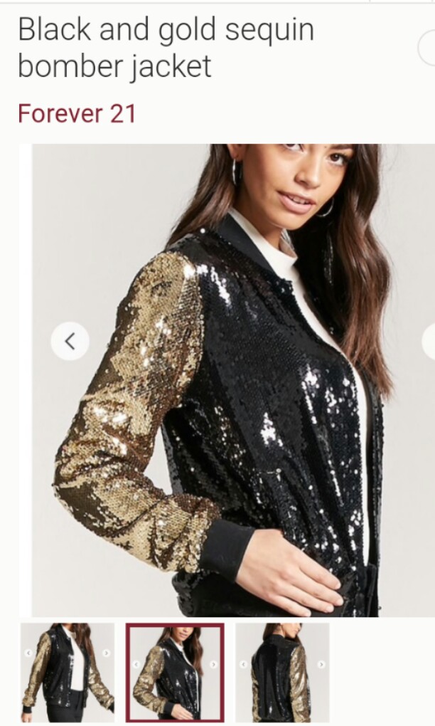 Gold sequin bomber jacket womens top