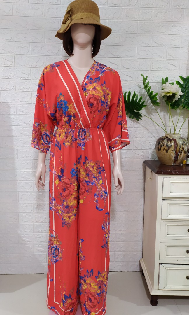 Flying tomato floral jumpsuit sales