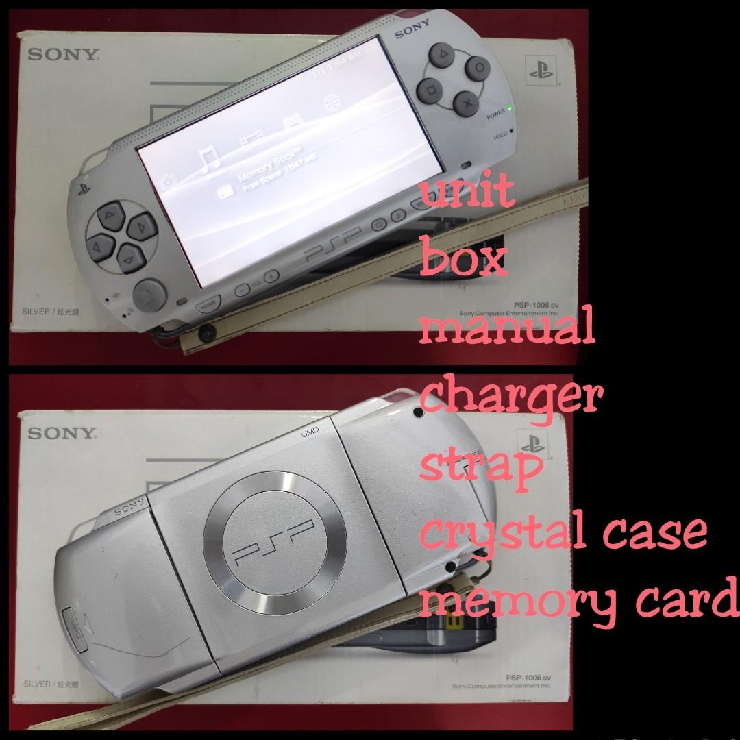 For Sale Swap Psp 1000 Silver Cfw 6 61 8gb Complete Video Gaming Video Game Consoles Others On Carousell
