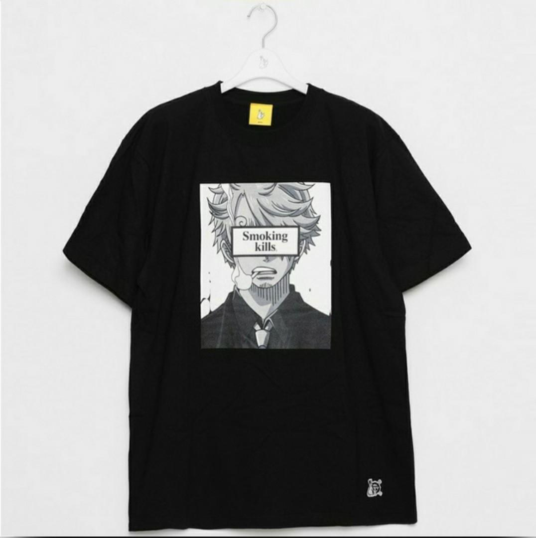 Fr2 X One Piece Sanji Black M Size Men S Fashion Tops Sets Formal Shirts On Carousell