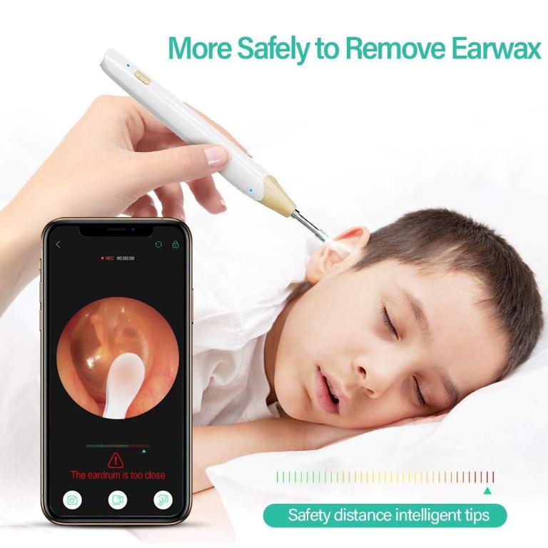 iPhone Wireless Otoscope Ear Camera Samsung Tablet inskam 3.9mm HD 1080P 6 LED Lights Earwax Removal Inspection Camera for Kids and Adults Compatible with iOS Android Smartphone 