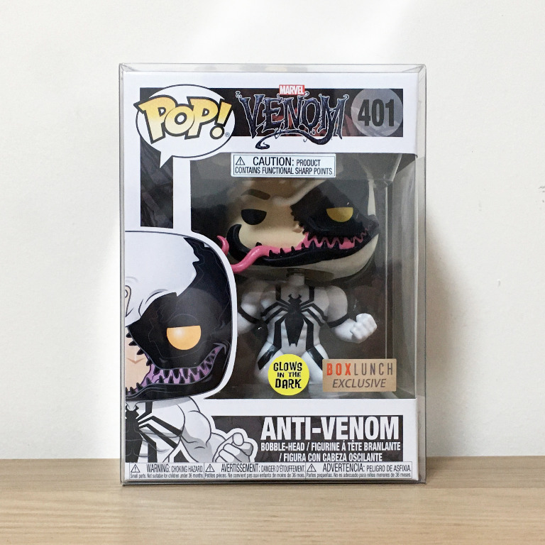Funko Pop Anti Venom Glow In The Dark Boxlunch Exclusive Hobbies