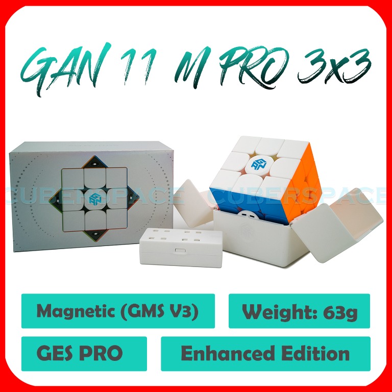 Gan 11 M Pro 3x3 Magnetic Speedcube Hobbies Toys Toys Games On Carousell