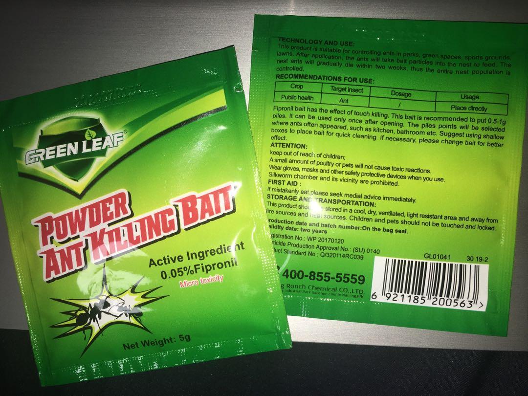 Cockroach Killing Bait, Green Leaf Powder