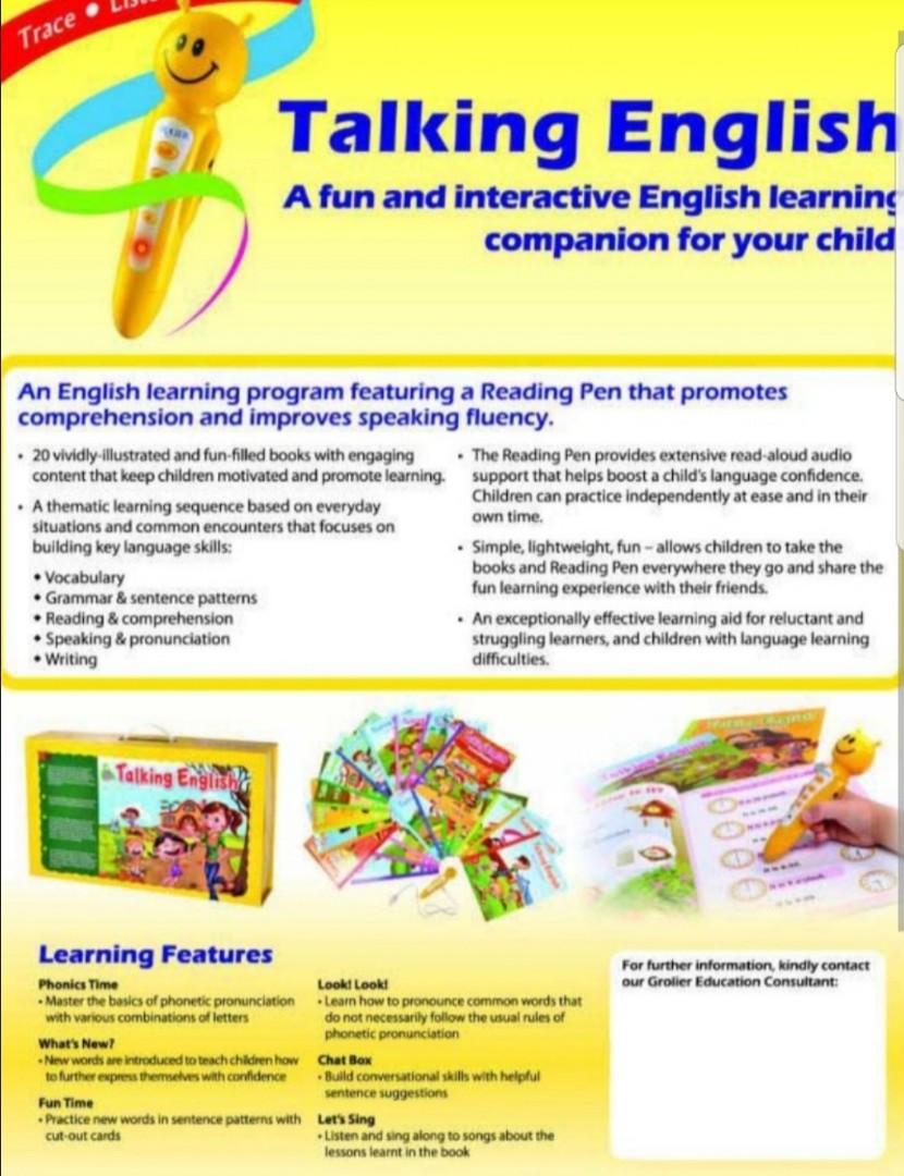 Grolier Talking Story Books Or Talking English Set Hobbies Toys Books Magazines Children S Books On Carousell