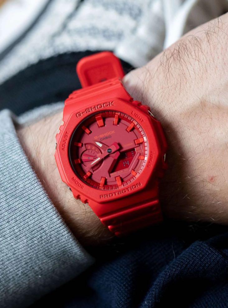 G Shock GA 2100 4 TMJ RED Mobile Phones Gadgets Wearables