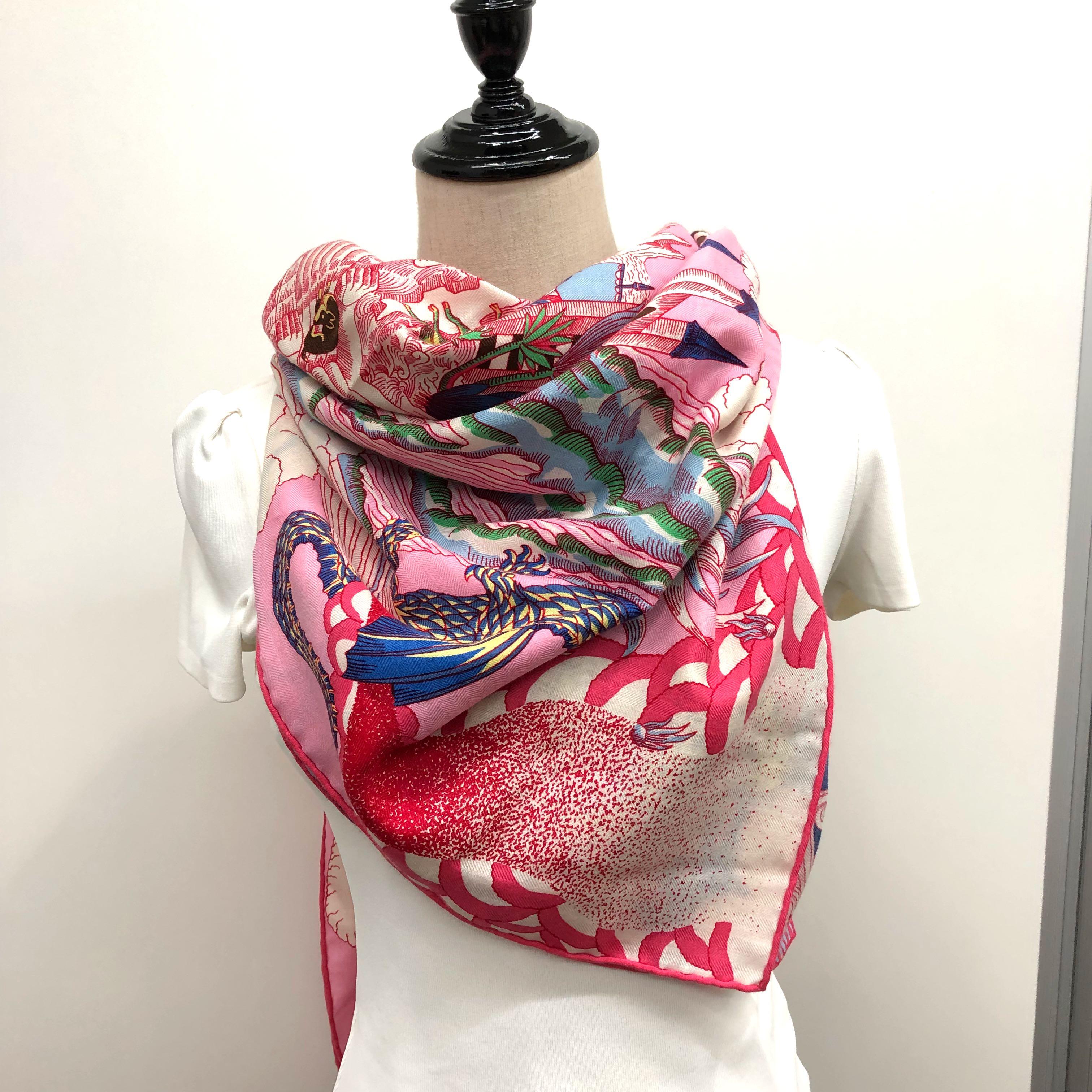 HERMES COSMOGRAPHIA UNIVERSALIS SCARF 207013402