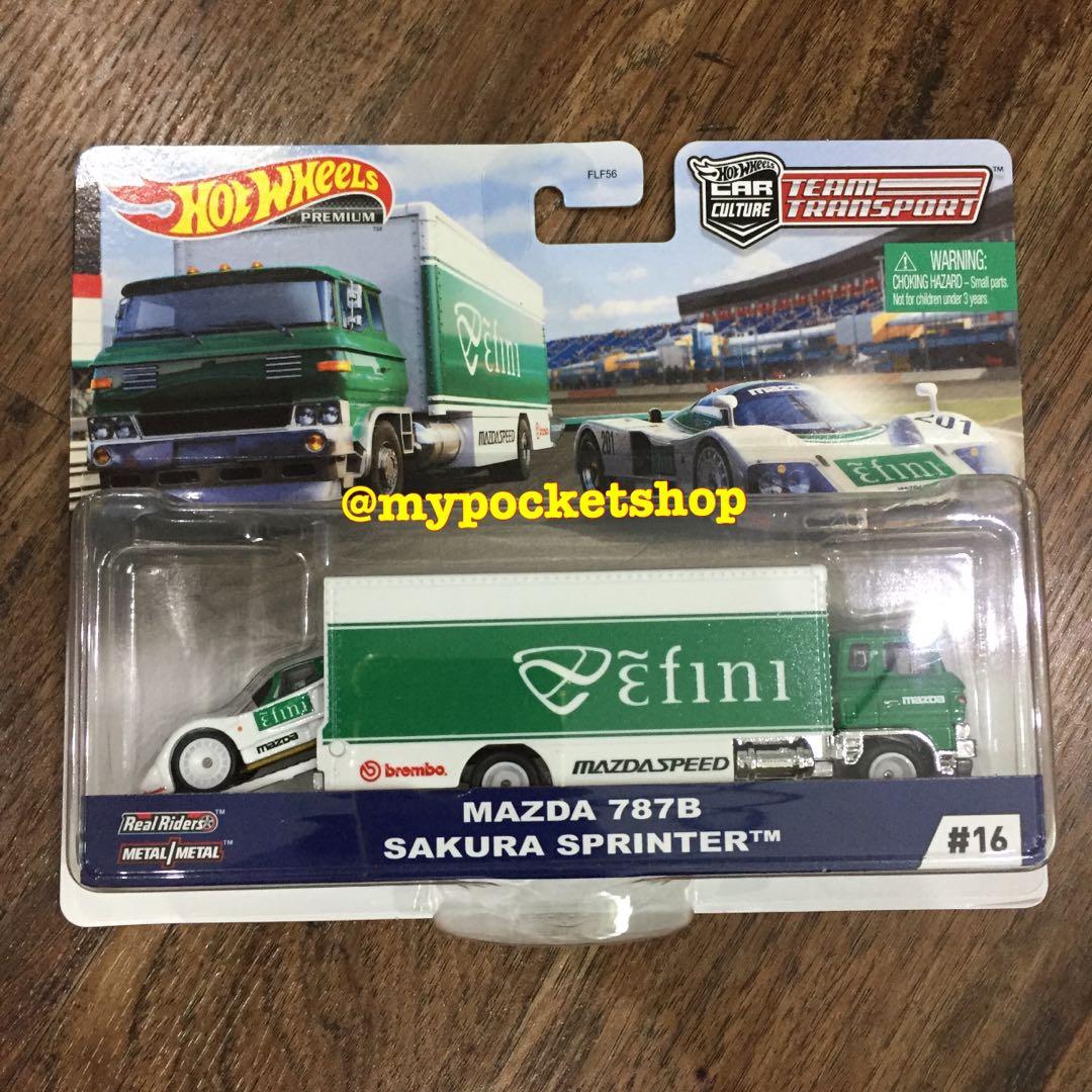 hot wheels mazda 787b sakura sprinter