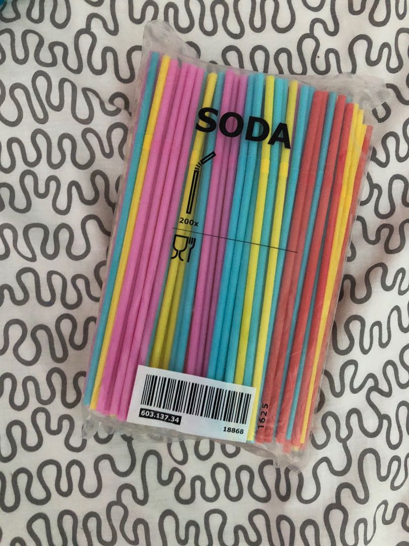 Ikea plastic straw, TV & Home Appliances, Kitchen Appliances, Wine