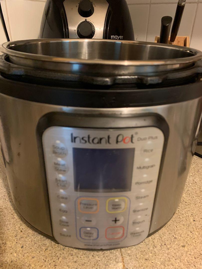 Instant Pot Duo Plus 9 in 1 5.7L Pressure Cooker US Model 2000 W Voltage Converter TV Home Appliances Kitchen Appliances Cookers on Carousell