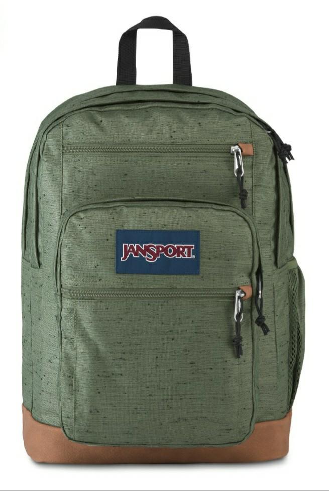 Jansport Civic Gray and Cool Student Muted Green Plain Weave Backpack Bag Men s Fashion Bags Backpacks on Carousell