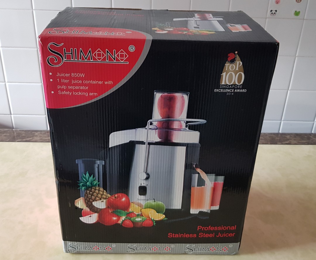 Juice Extractor SHIMONO PROFESSIONAL Stainless Steel Juicer 850W, Home Appliances, Kitchenware