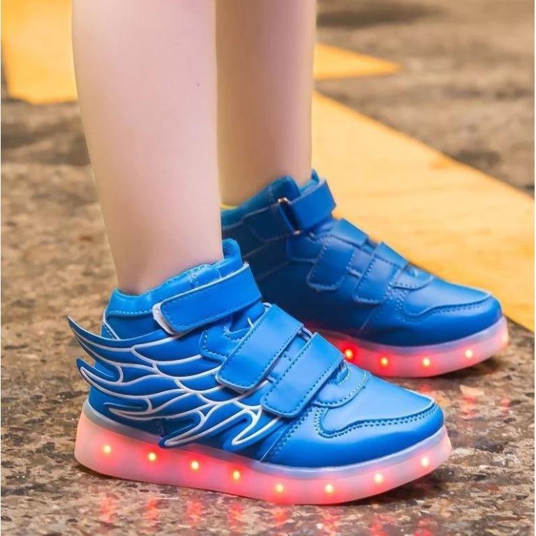 girls blue trainers