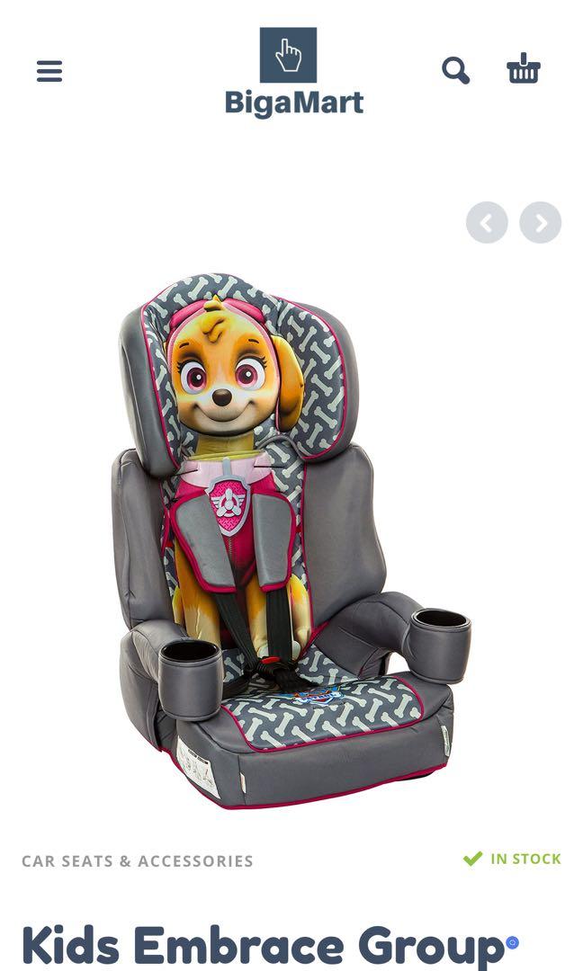 Kids Embrace Skye booster car seat paw patrol Babies Kids