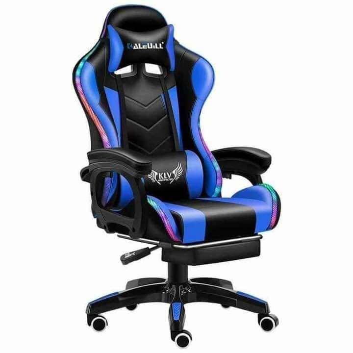 KLV GAMING CHAIR WITH LED LIGHTS, Furniture & Home Living, Furniture