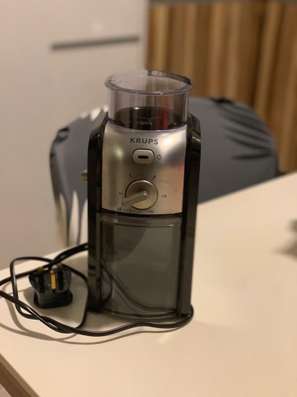 Krups gvx231 expert burr Coffee Grinder, TV & Home Appliances, Kitchen