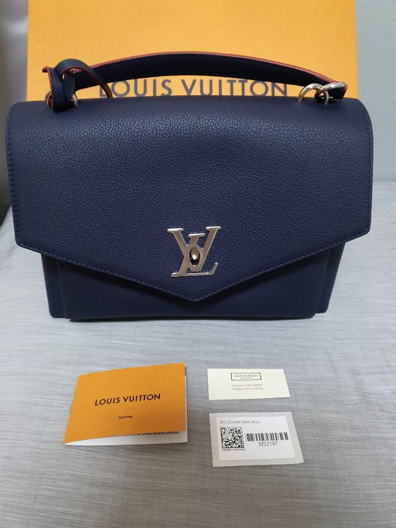 Louis Vuitton Black Calfskin Lockme Hobo, myGemma, SG