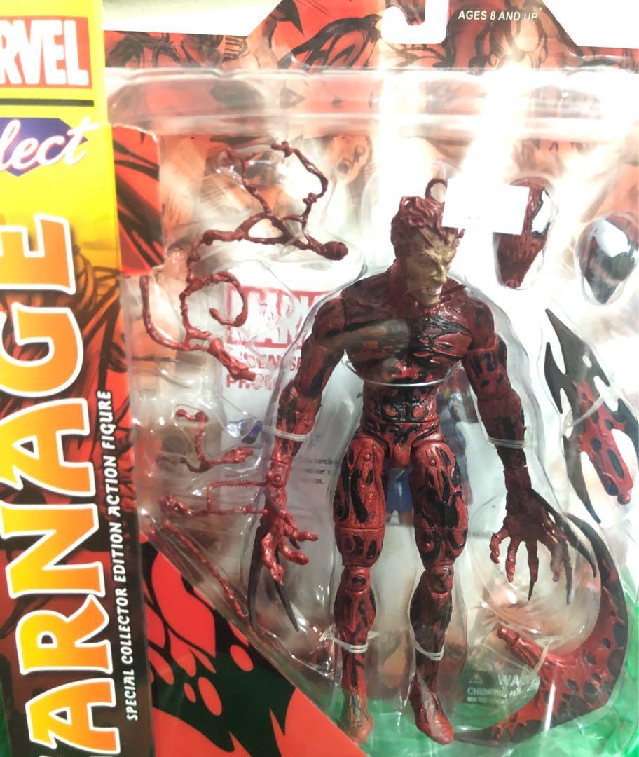 Marvel Select Carnage Toys Games Bricks Figurines On Carousell