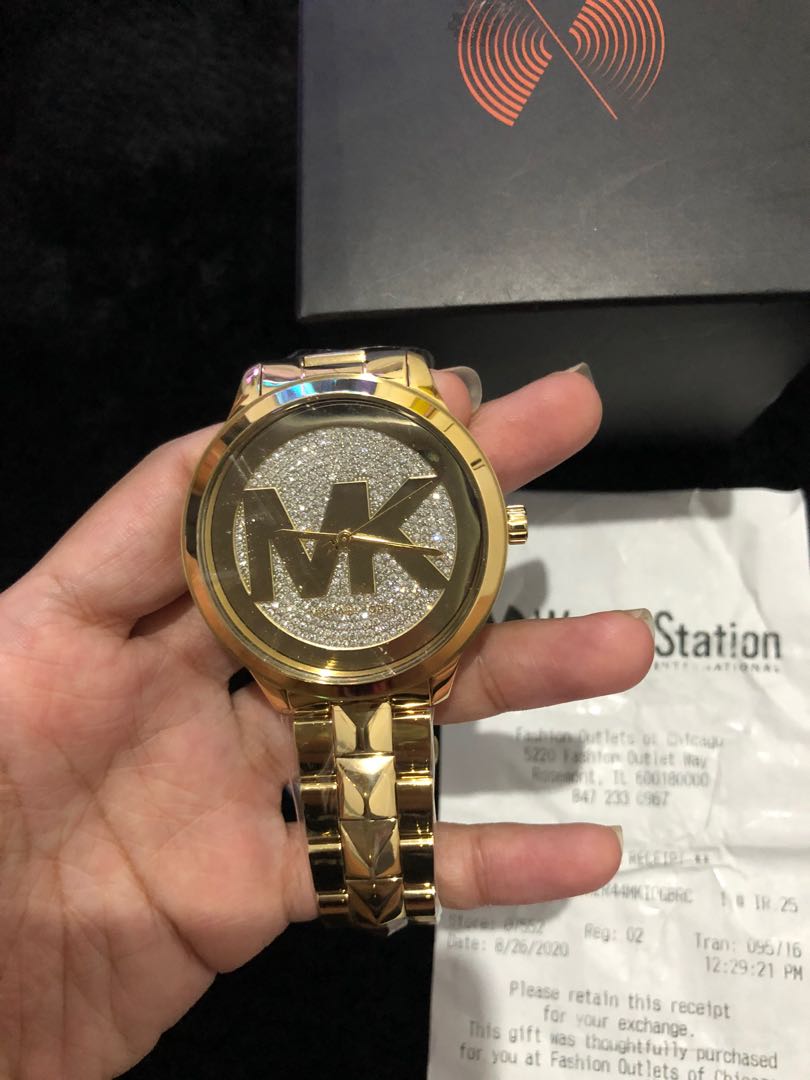 Amazoncom Michael Kors Womens Ritz GoldTone Watch MK6356  Clothing  Shoes  Jewelry