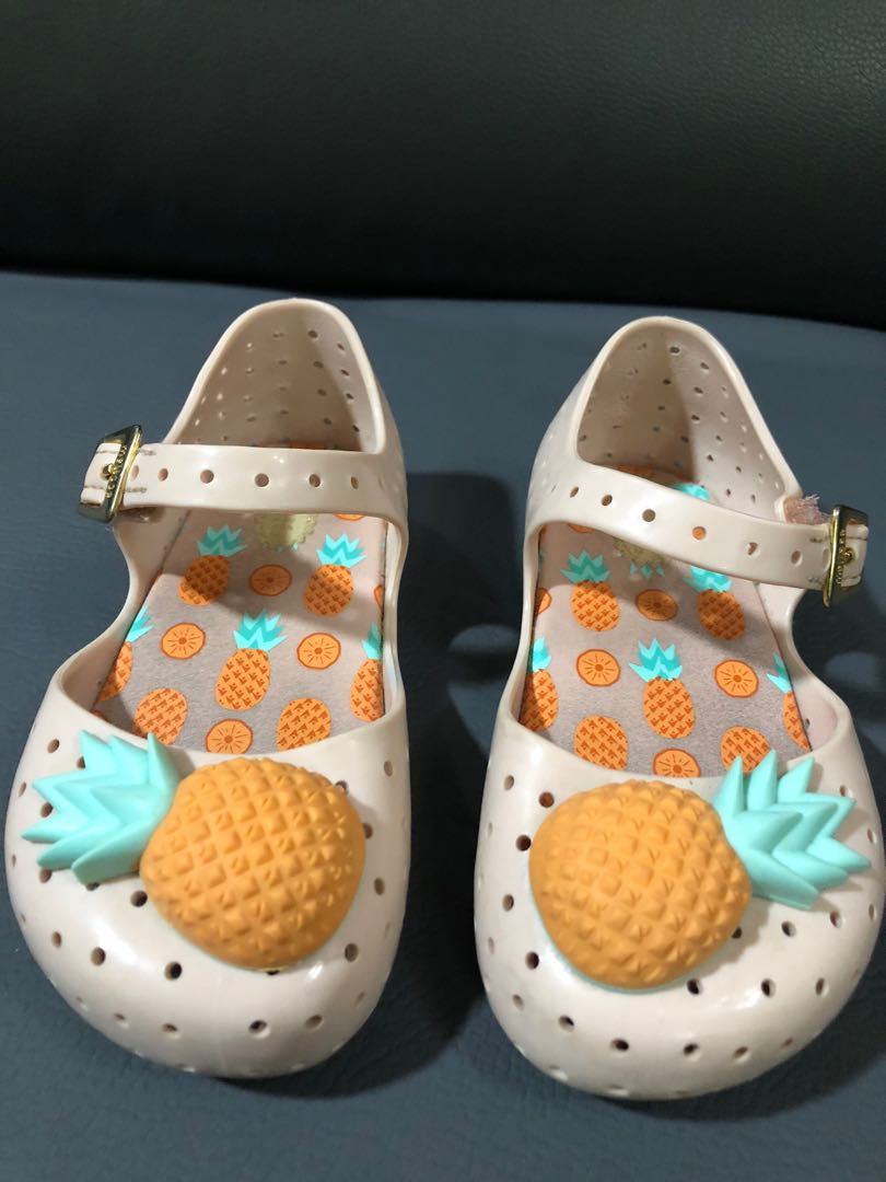 Mini melissa pineapple shoes shop