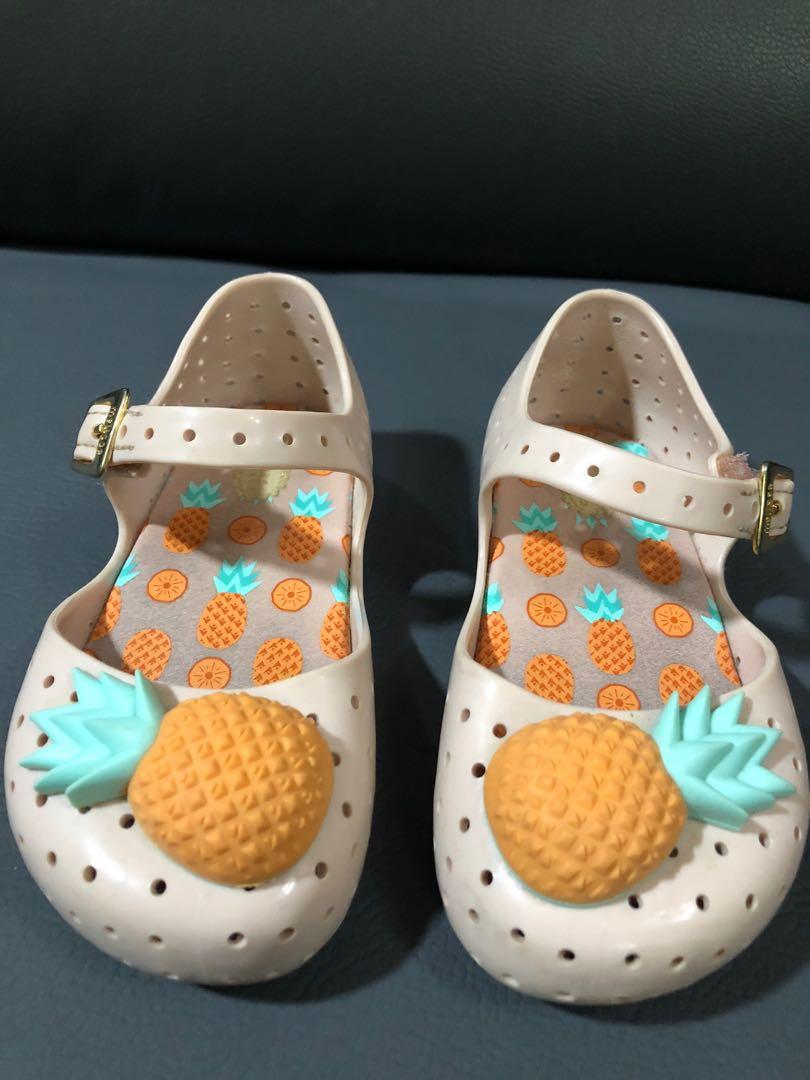 Mini Melissa Shoes (Pineapple) US7 